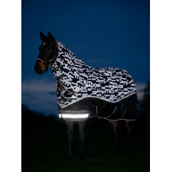 Coperta da esterno riflettente LeMieux 100 g Arika Nero