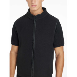 Gilet in pile senza maniche da uomo LeMieux Nero