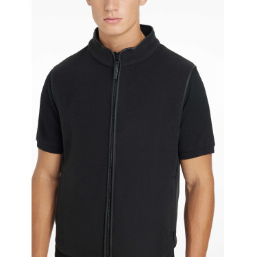 Gilet in pile senza maniche da uomo LeMieux Nero