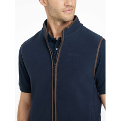 Gilet in pile senza maniche da uomo LeMieux Marina Blu marino