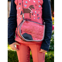 Borsa a tracolla per sottosella LeMieux Mirtillo rosso Rosa Borsa a tracolla per sottosella LeMieux Mirtillo rosso Rosa