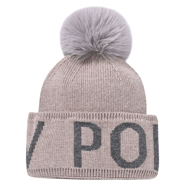 Berretto equitazione HV Polo Abbie con pompon