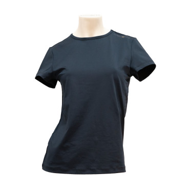 T-shirt a maniche corte Flags & Cup da donna Casoria Marina Blu marino