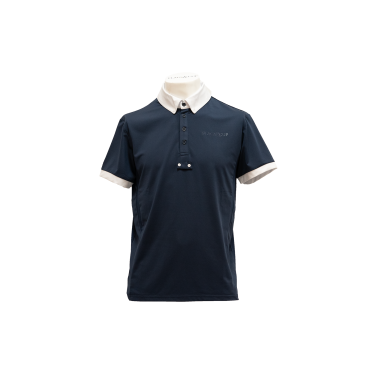 Polo da concorso Flags & Cup a maniche corte da uomo San Remo Marina Blu marino Polo da concorso Flags & Cup a maniche corte da uomo San Remo Marina Blu marino