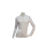 Polo da gara Flags & Cup Andria da donna a maniche lunghe Bianco