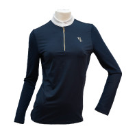 Polo da gara Flags & Cup Andria da donna a maniche lunghe Marina Blu marino Polo da gara Flags & Cup Andria da donna a maniche lunghe Marina Blu marino