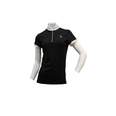 Polo da concorso Flags & Cup bambina Andria maniche corte Marina Blu marino