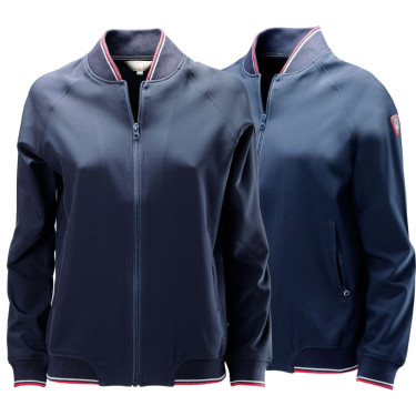 Bomber estivo unisex Tattini in softshell Blu