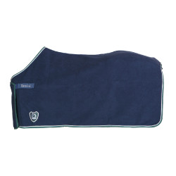 Coperta Tattini foderata in pile Blu