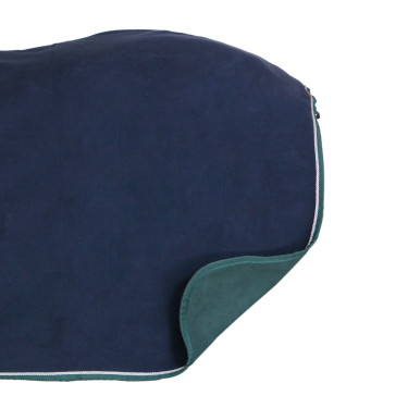 Coperta Tattini foderata in pile Blu