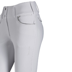 Pantaloni donna Tattini Anthurium Bianco