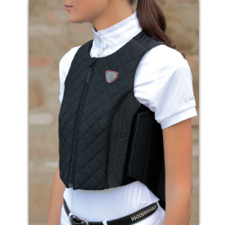 Gilet protettivo Tattini imbottito Adulto Nero