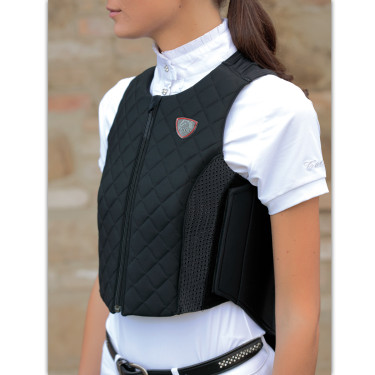Gilet protettivo Tattini imbottito Adulto Nero