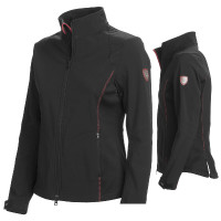 Giacca Aosta da donna Tattini in softshell Nero