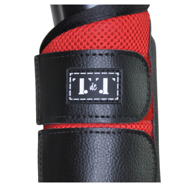 Ghette in Mesh e Neoprene T de T Rosso Ghette in Mesh e Neoprene T de T Rosso