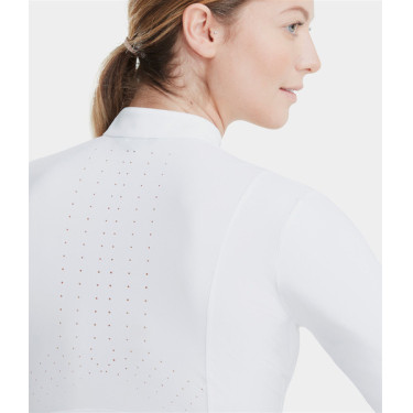 Camicia da donna a maniche lunghe Horse Pilot Aerolight Bianco