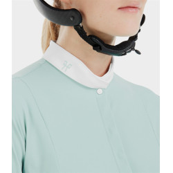 Camicia da donna a maniche lunghe Horse Pilot Aerolight Verde acqua Blu