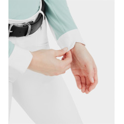 Camicia da donna a maniche lunghe Horse Pilot Aerolight Verde acqua Blu