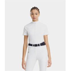 Camicia Horse Pilot da donna a maniche corte Aerolight Bianco Camicia Horse Pilot da donna a maniche corte Aerolight Bianco