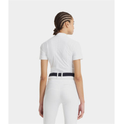 Camicia Horse Pilot da donna a maniche corte Aerolight Bianco Camicia Horse Pilot da donna a maniche corte Aerolight Bianco