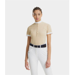 Camicia Horse Pilot da donna a maniche corte Aerolight Sabbia Beige