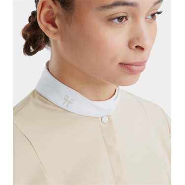 Camicia Horse Pilot da donna a maniche corte Aerolight Sabbia Beige