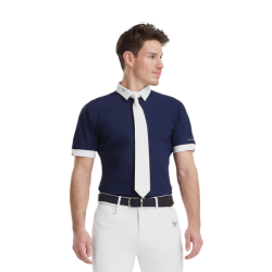 Camicia da concorso Horse Pilot a maniche corte da uomo Aerolight Marina Blu marino Camicia da concorso Horse Pilot a maniche corte da uomo Aerolight Marina Blu marino