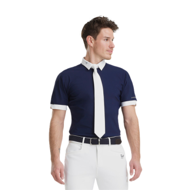 Camicia da concorso Horse Pilot a maniche corte da uomo Aerolight Marina Blu marino Camicia da concorso Horse Pilot a maniche corte da uomo Aerolight Marina Blu marino