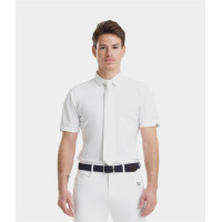 Camicia da concorso Horse Pilot a maniche corte da uomo Aerolight Bianco