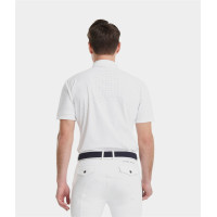 Camicia da concorso Horse Pilot a maniche corte da uomo Aerolight Bianco