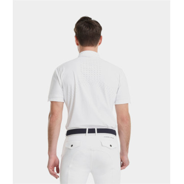 Camicia da concorso Horse Pilot a maniche corte da uomo Aerolight Bianco Camicia da concorso Horse Pilot a maniche corte da uomo Aerolight Bianco