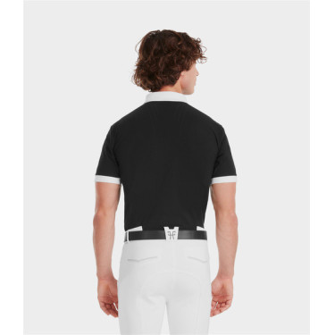 Camicia da concorso Horse Pilot maniche corte Aerolight uomo Nero Camicia da concorso Horse Pilot maniche corte Aerolight uomo Nero