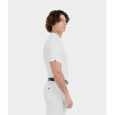 Camicia da concorso Horse Pilot maniche corte Aerolight uomo Bianco Camicia da concorso Horse Pilot maniche corte Aerolight uomo Bianco