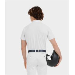 Camicia da concorso Horse Pilot maniche corte Aerolight uomo Bianco Camicia da concorso Horse Pilot maniche corte Aerolight uomo Bianco