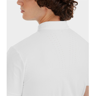 Camicia da concorso Horse Pilot maniche corte Aerolight uomo Bianco Camicia da concorso Horse Pilot maniche corte Aerolight uomo Bianco