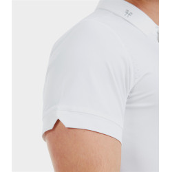 Camicia da concorso Horse Pilot maniche corte Aerolight uomo Bianco Camicia da concorso Horse Pilot maniche corte Aerolight uomo Bianco
