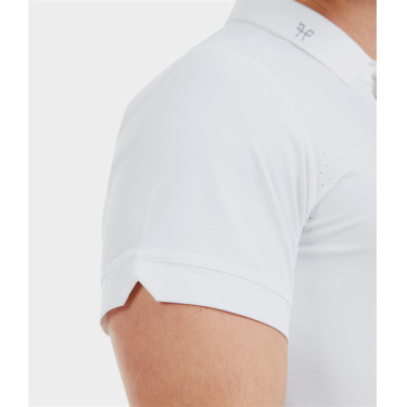 Camicia da concorso Horse Pilot maniche corte Aerolight uomo Bianco Camicia da concorso Horse Pilot maniche corte Aerolight uomo Bianco