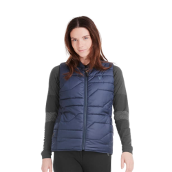 Gilet da equitazione senza maniche riscaldante E-Kelvin da donna Horse Pilot Marina Blu marino