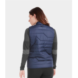 Gilet da equitazione senza maniche riscaldante E-Kelvin da donna Horse Pilot Marina Blu marino