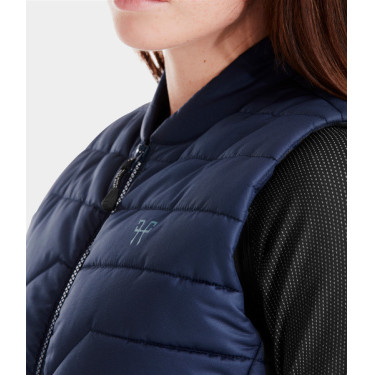 Gilet da equitazione senza maniche riscaldante E-Kelvin da donna Horse Pilot Marina Blu marino