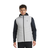 Gilet da equitazione Horse Pilot riscaldante E-Kelvin da uomo senza maniche Grigio chiaro