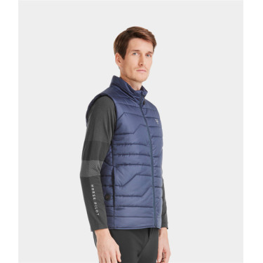 Gilet da equitazione senza maniche Horse Pilot riscaldante E-Kelvin uomo Marina Blu marino