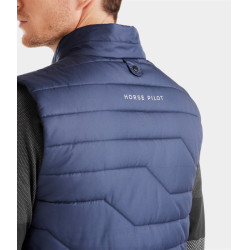 Gilet da equitazione senza maniche Horse Pilot riscaldante E-Kelvin uomo Marina Blu marino