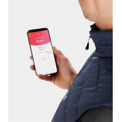 Gilet da equitazione senza maniche Horse Pilot riscaldante E-Kelvin uomo Marina Blu marino