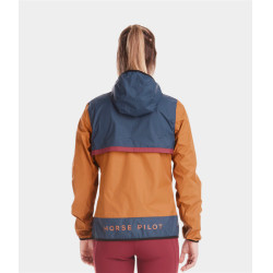 Giacca antipioggia corta da equitazione Horse Pilot Raintech donna Marina Blu marino Giacca antipioggia corta da equitazione Horse Pilot Raintech donna Marina Blu marino