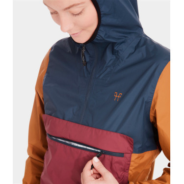 Giacca antipioggia corta da equitazione Horse Pilot Raintech donna Marina Blu marino Giacca antipioggia corta da equitazione Horse Pilot Raintech donna Marina Blu marino