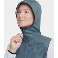 Giacca antipioggia corta da equitazione Horse Pilot Raintech donna Marina Blu marino