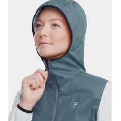 Giacca antipioggia corta da equitazione Horse Pilot Raintech donna Blu nuvola
