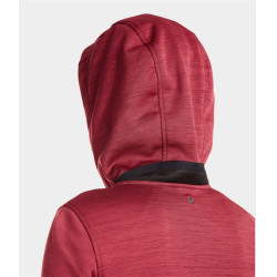 Felpa con zip equitazione Horse Pilot donna Tempest Rosso scuro