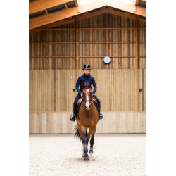 T-shirt termico da equitazione Horse Pilot donna Marina Blu marino